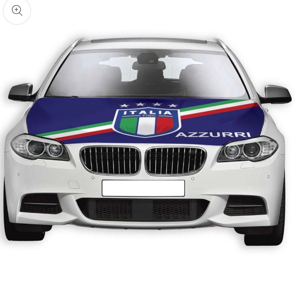 Italina Tricolor Car Hood Cover